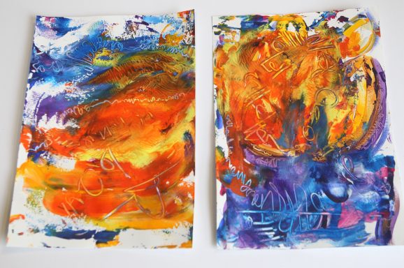 Artwork created by autistic mother